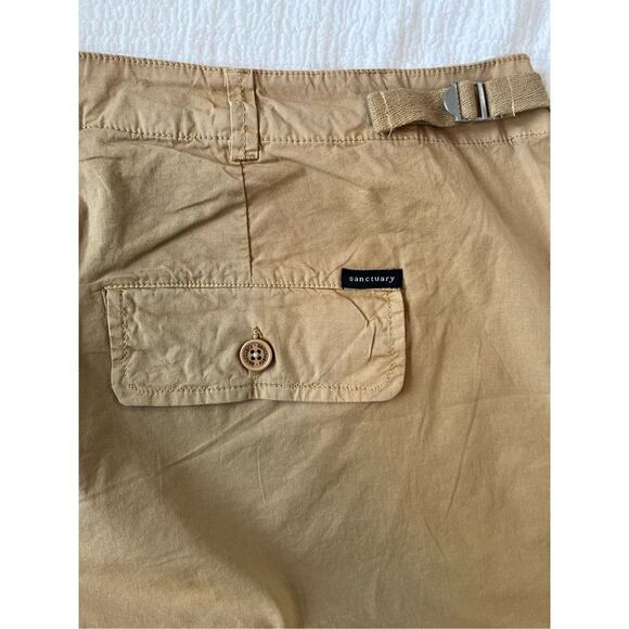 New Sanctuary Standard Surplus Cargo Shorts Plus Size - Picture 6 of 7